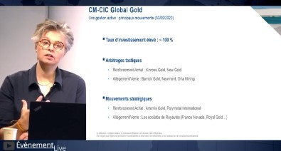 Fonds CM-CIC Global Gold avec Charlotte Peuron : replay du webinaire