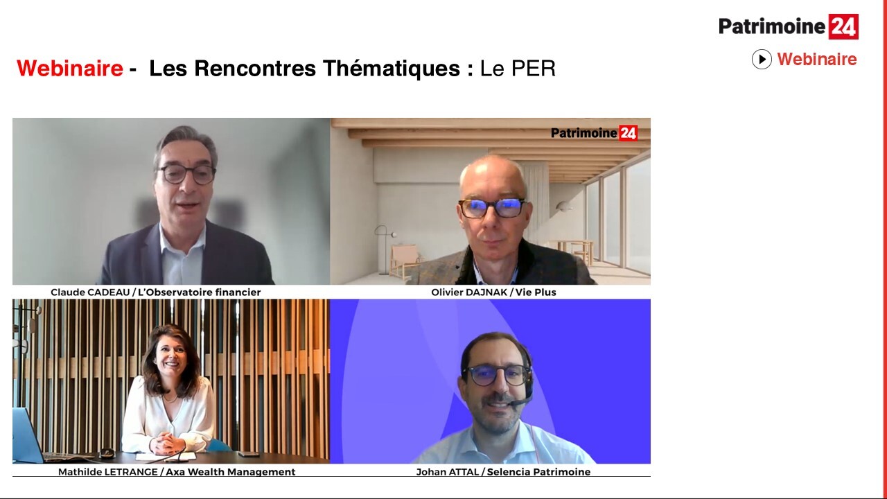 Webinaire : Les Rencontres Thématiques - Le PER, comment l’utiliser ? 